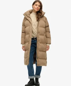 Superdry Longline Hooded Puffer Jacket