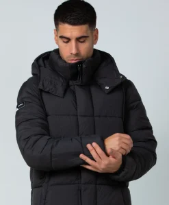 Superdry Ribstop Longline Puffer jacket