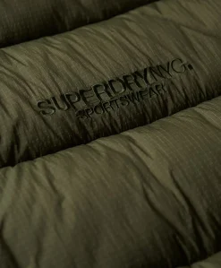 Superdry Ribstop Longline Puffer jacket