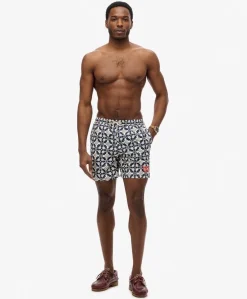 Superdry Tile Print Swim Shorts