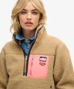 Superdry Vintage Retro Half Zip Fleece
