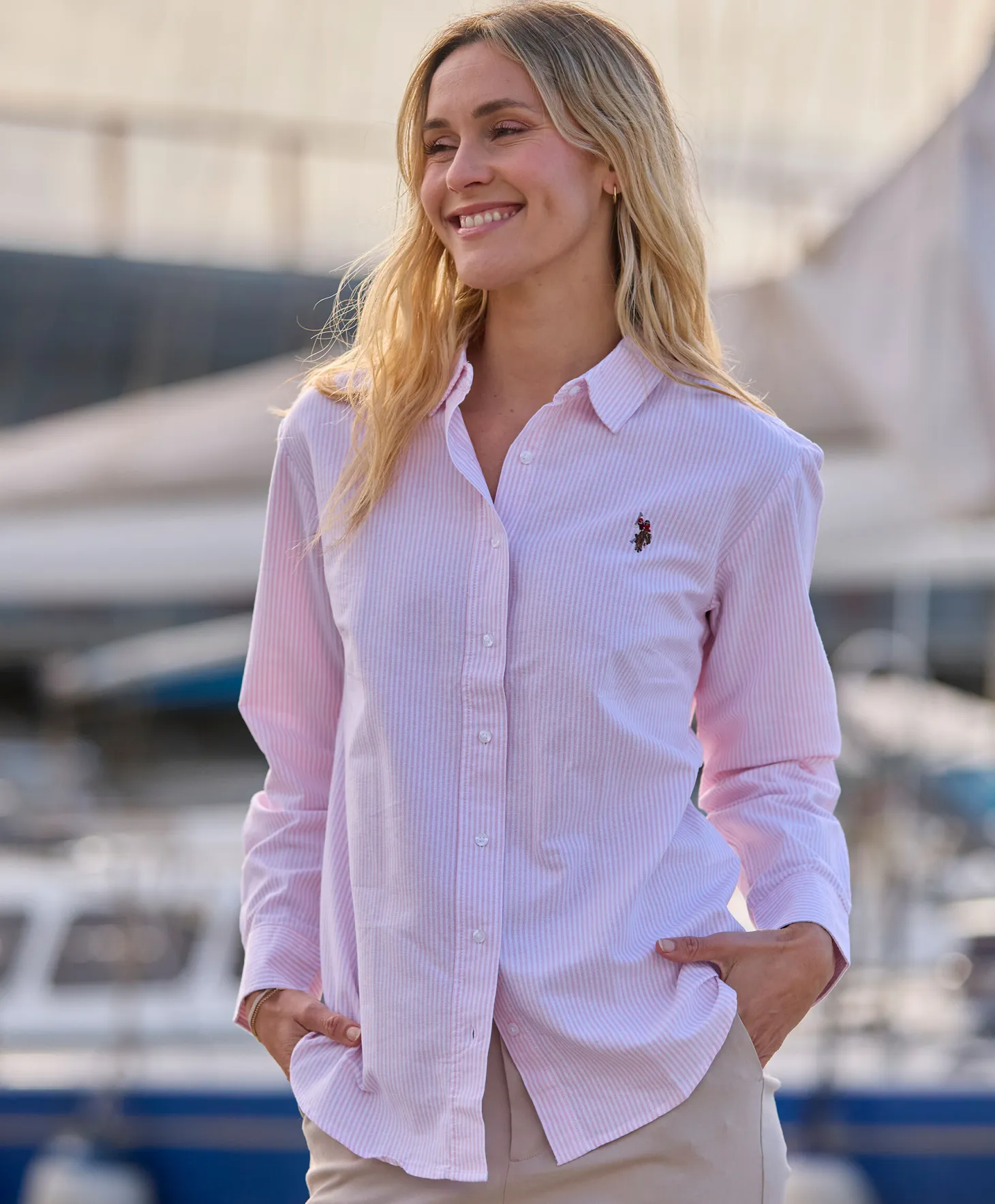 U.S Polo Gina Oxfordskjorte
