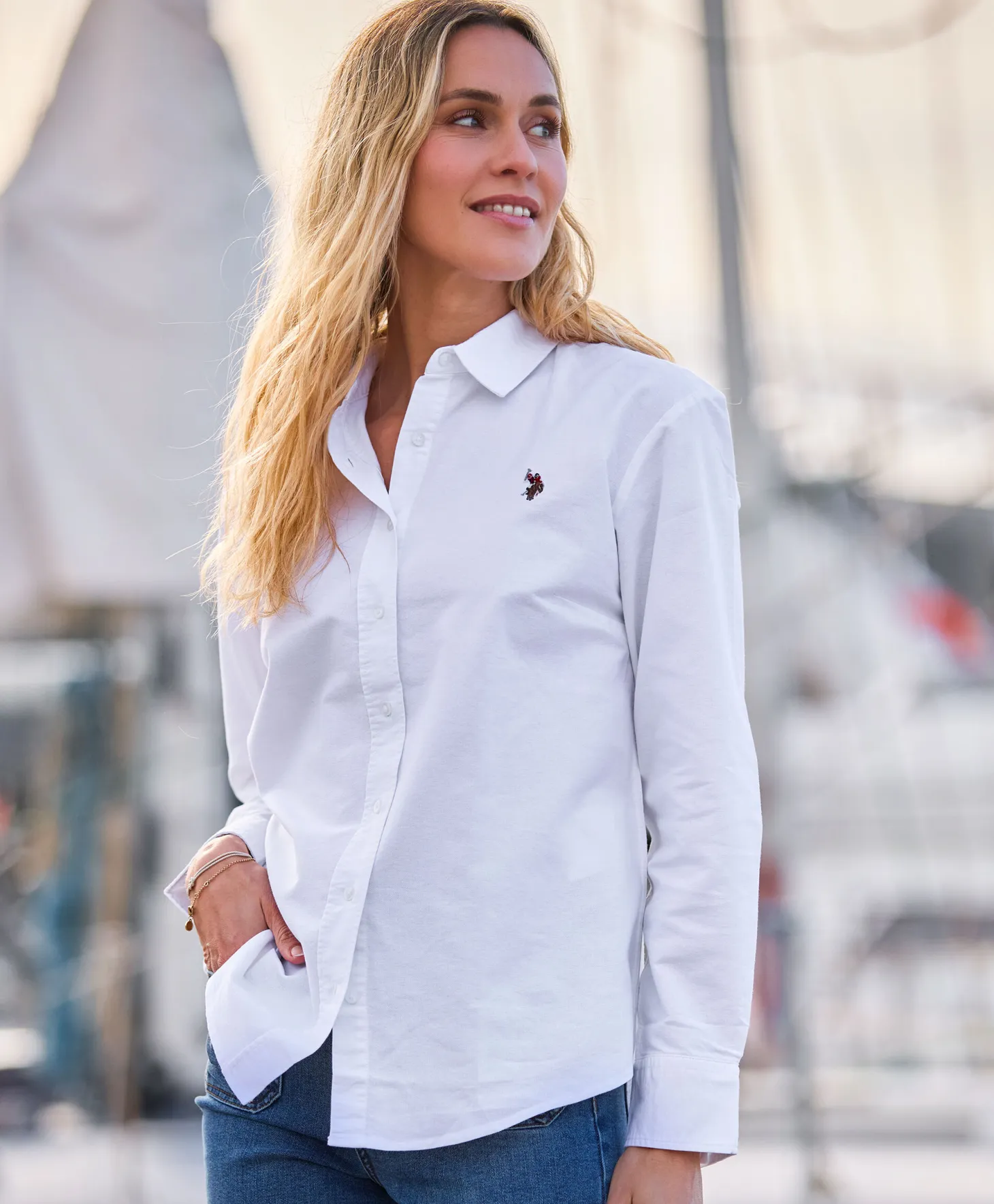 U.S Polo Gina Oxfordskjorte