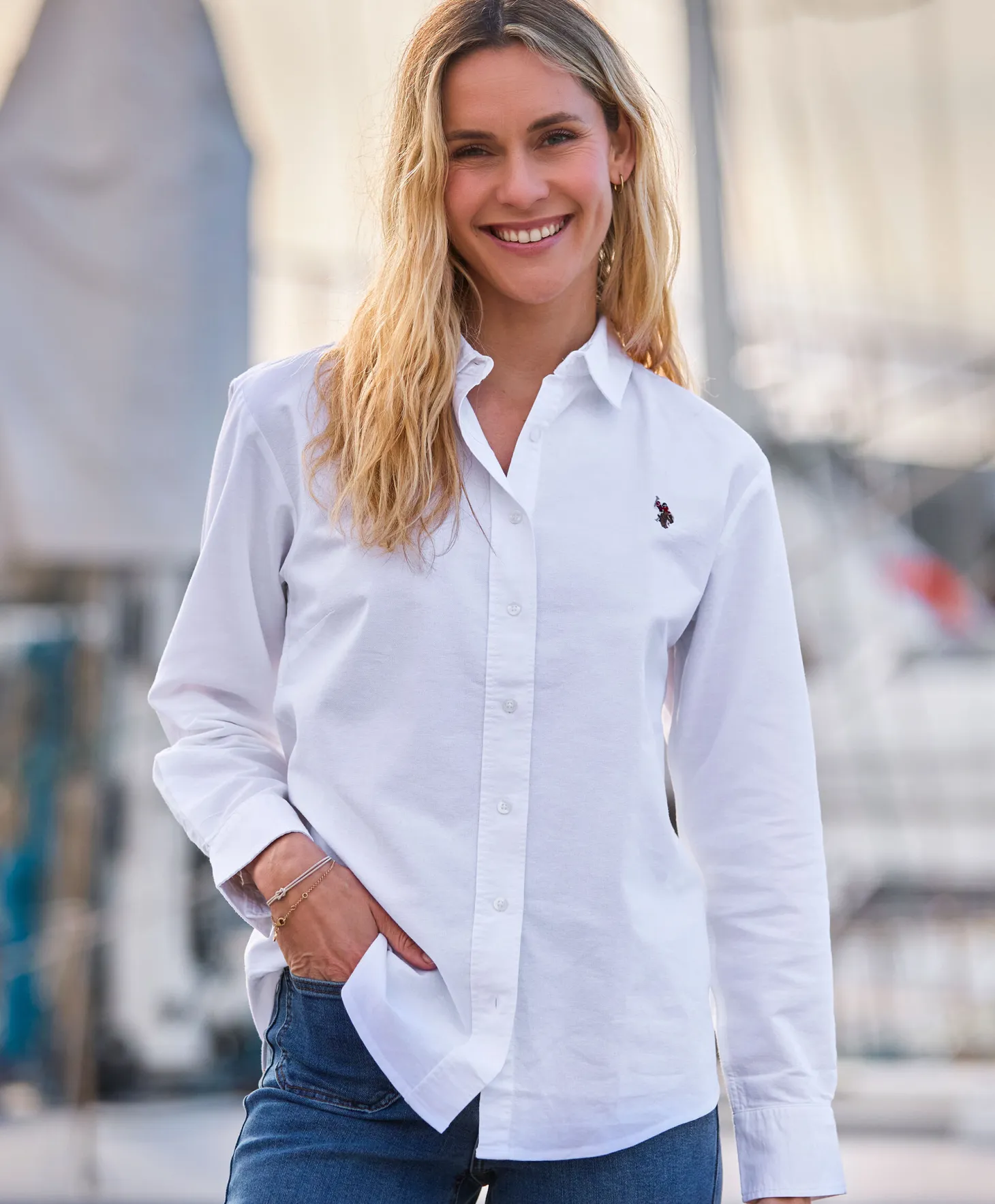 U.S Polo Gina Oxfordskjorte