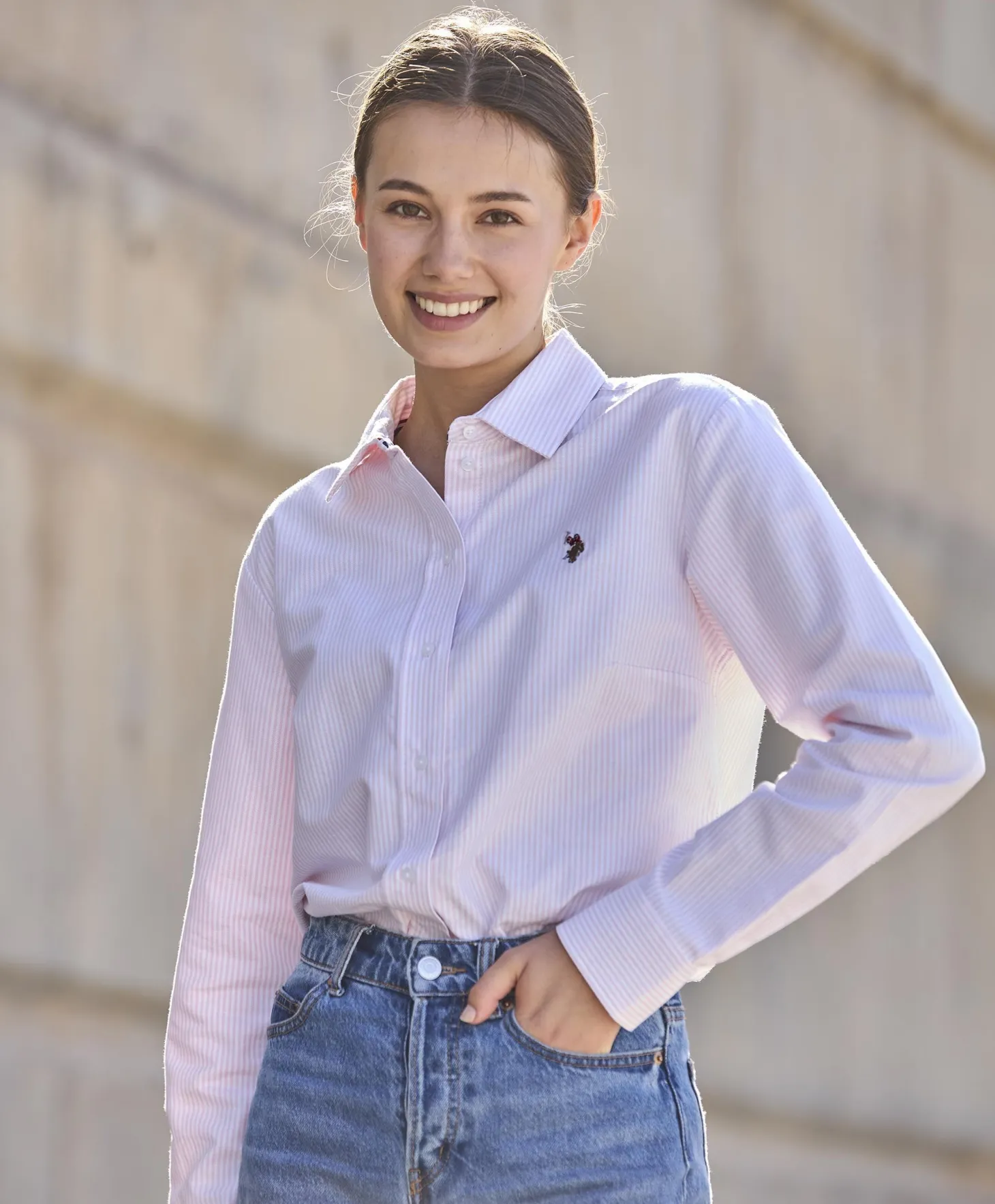 U.S Polo Gina Oxfordskjorte