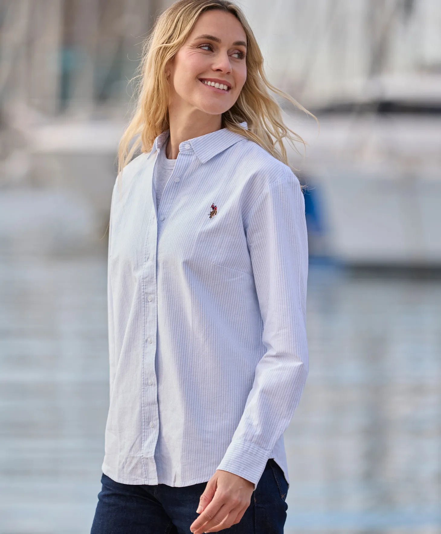 U.S Polo Gina Oxfordskjorte