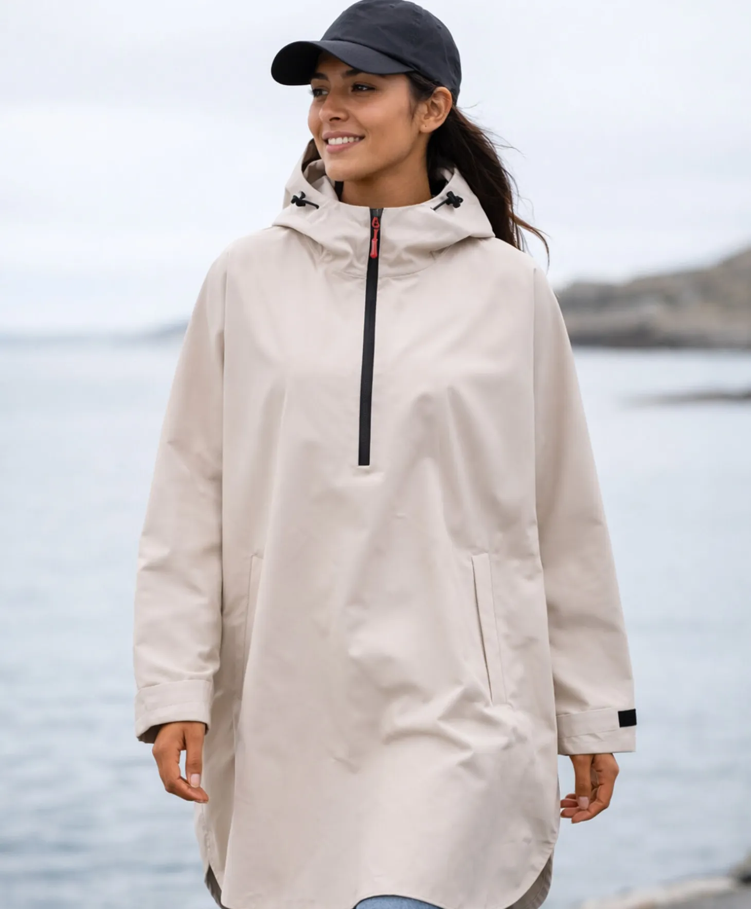 Vannucci Regn Poncho Dame
