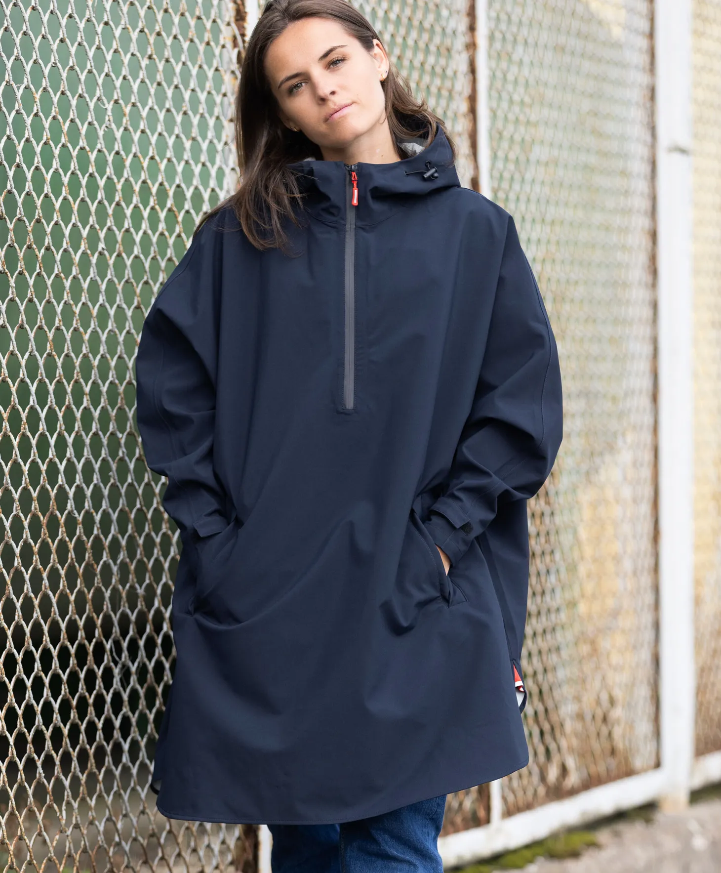 Vannucci Regn Poncho Dame
