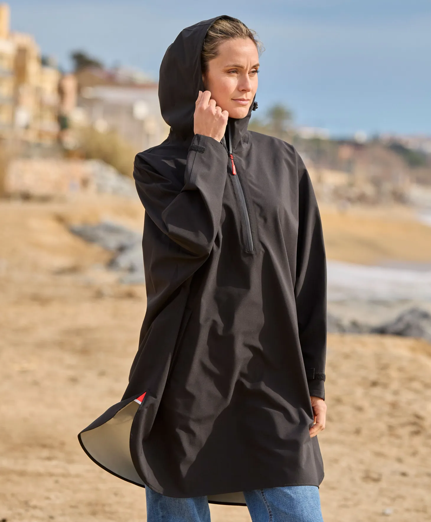 Vannucci Regn Poncho Dame