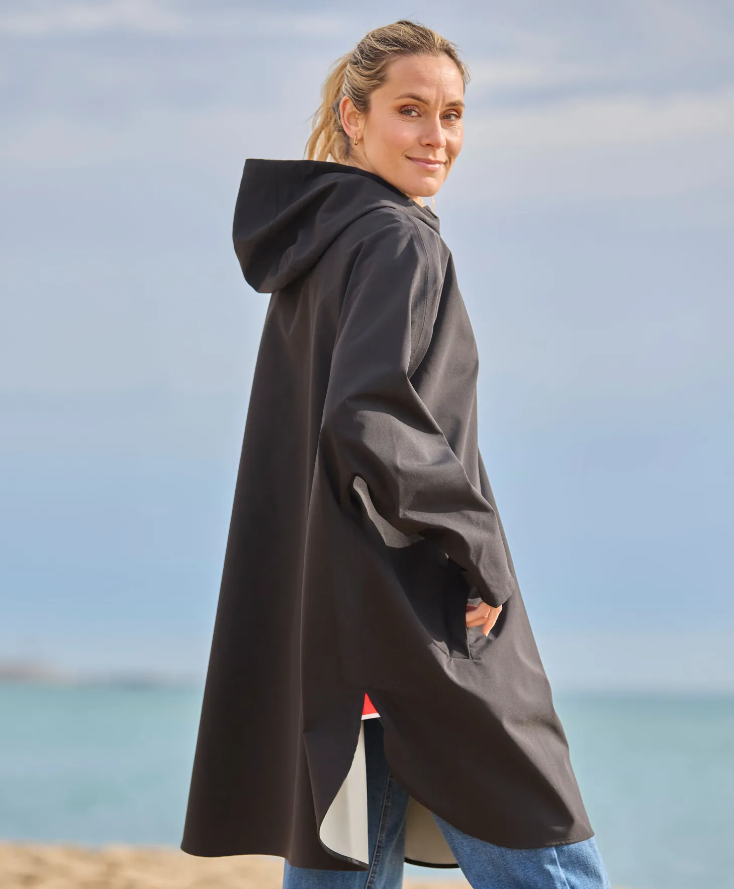 Vannucci Regn Poncho Dame