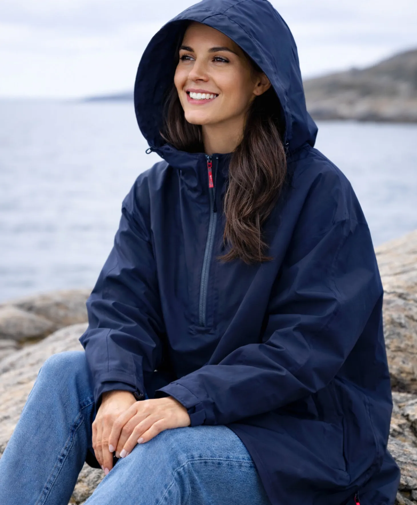 Vannucci Regn Poncho Dame