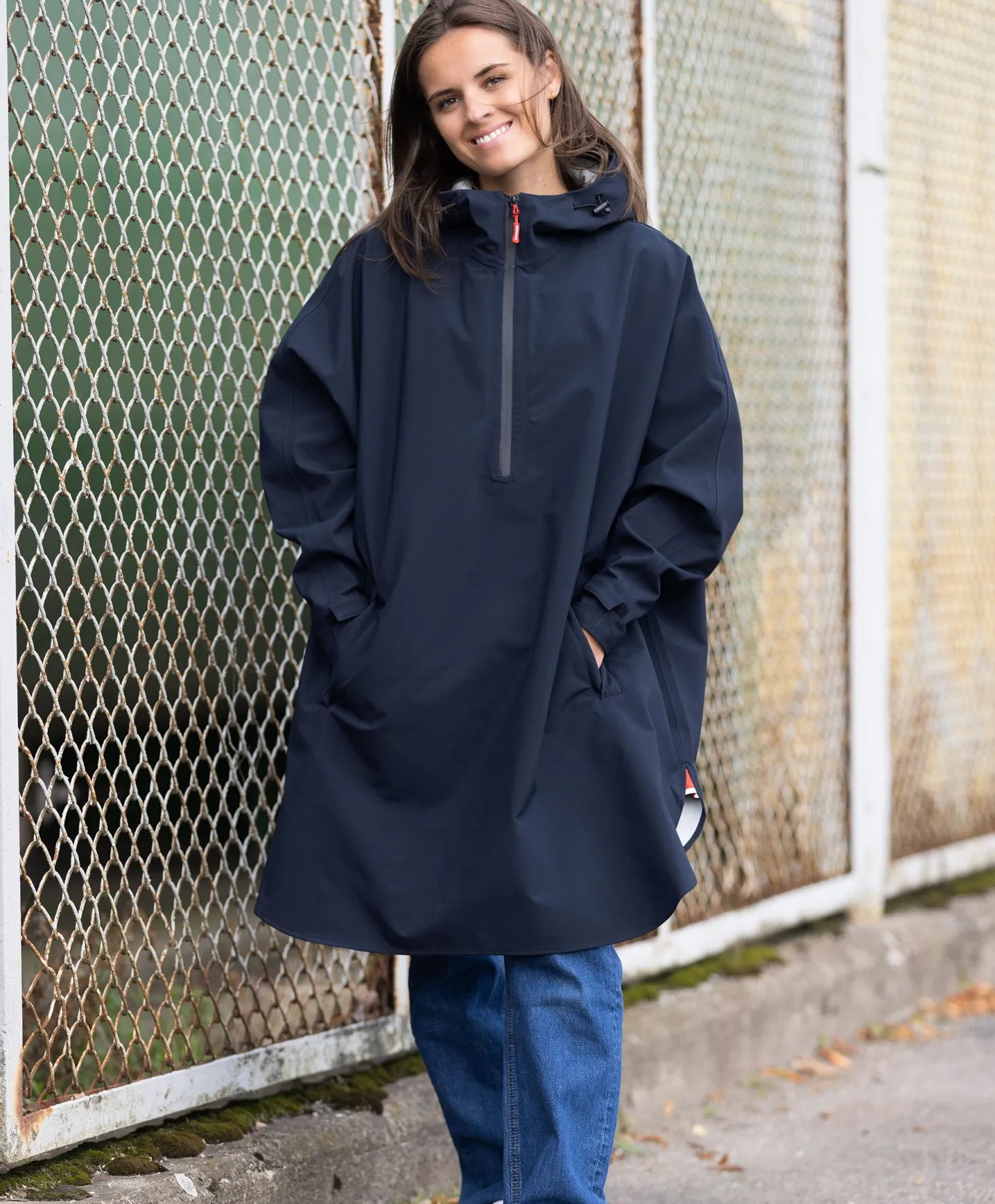 Vannucci Regn Poncho Dame