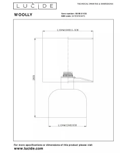 Woolly Bordlampe
