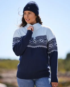 1/2 zip Ullgenser dame